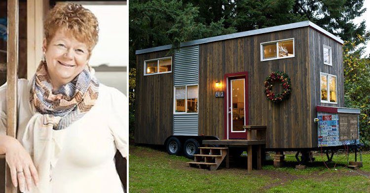 Denne kvinnen bygde sitt eget hus – for kun 650 kroner i måneden!