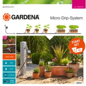 Gardena Micro-Drip-System Startpakke M, for blomsterpotter, automatisk