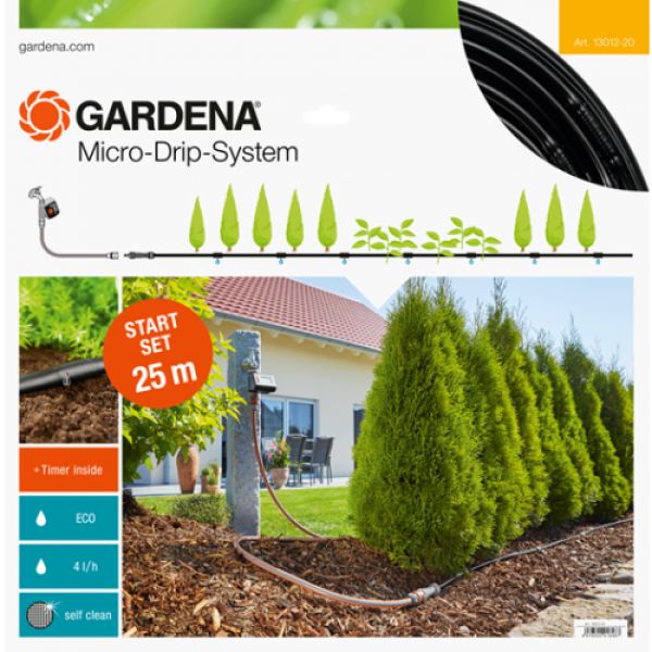 Gardena Micro-Drip-System Startpakke M, for planterader, automatisk