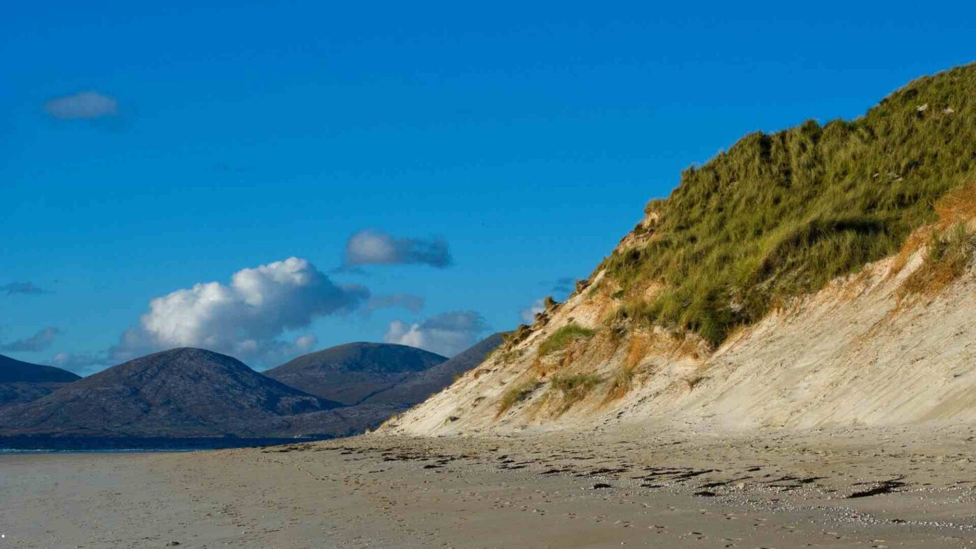 Luskentyre Beach i Skottland